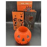 Halloween decor and lights