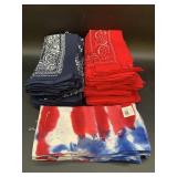 (67) Mixed Color Handkerchiefs