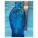 Vintage Wheaton blue glass Dr. Fischï¿½s Bitters