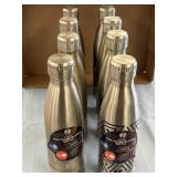 8) 17oz. stainless steel bottles