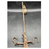 VINTAGE Iron steelyard balance scales