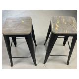 (2) counter stools