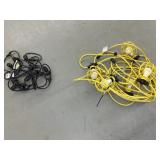 (2) string light sets (1) is caged the other is