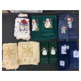 Snowmen Dish Towels, Bath Towels and Hand Towels