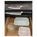 Kitchen ware- PYREX Refrigerator dishes w/lids,