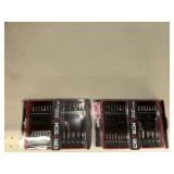 (2) 29 pc CRIMSON bit driving set