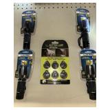 (4) LUX-PRO 350 lumen flashlights and adhesive
