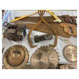 Tools blades and a diamond edge sharpener