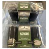 2 Pairs of double wall 20oz. Tumblers
