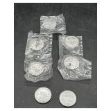 (7) model railroader collectible coins