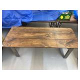 Rustic style wooden  table