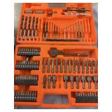 Partial 115 pc drill and power bit set