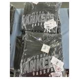 13 various sized Yankees shirts