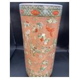 Porcelain Umbrella Stand Pink Floral
