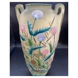 Thistle Decorated Vase characteristic of the Art