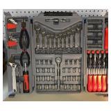 123 pc carbran tool set (red)