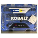 65 pc KOBALT MECHANICS TOOL SET