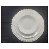 Vintage Haviland Ranson White Dinnerwear 28 pieces