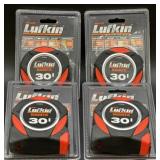 (4) 30ï¿½  Lufkin tape measurers
