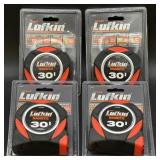 (4) 30ï¿½ lufkin tape measurers