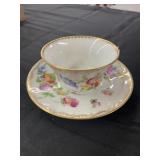 Vintage Dresden Cup & Saucer