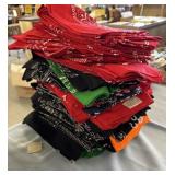 Apprx. 150 bandannas assorted colors