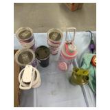 Various insulated tumblers w/lids