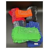 100 assorted handkerchiefs