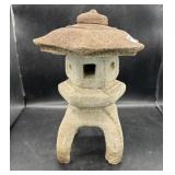 Small garden pagoda statue
