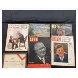 5 Vintage Magazines & TWA Ambassadors Club