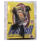 1984 Topps football wax box, very scarce