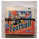 1986 Topps football cello box,  very scarce