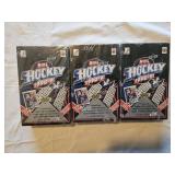 3 1990-91 Upper Deck hockey high series boxes