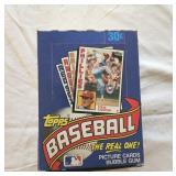 1984 Topps wax box, very scarce