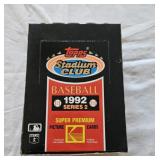 1992 Topps Stadium Club series 2 box
