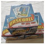 3 1989 Topps Baseball Wax Boxes