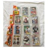 4 1981 Topps Football rak paks,  very scarce