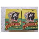 2 1987 Topps baseball wax boxes