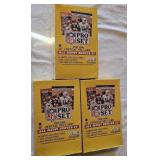 3 1990 Pro Set football wax boxes, series 2