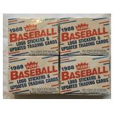 4 1988 Fleer baseball Update sets