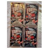 4 1991 Upper Deck Football wax boxes