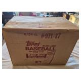 1987 Topps Baseball Rak Pak Case Of 6 Boxes