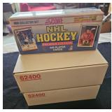 4 1990 Score hockey factory sets