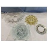 Glass bowls & plates