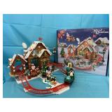 Lego Style Building Blocks Christmas Scene