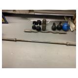 Kettle Bells, Free Weights & 2 Weight Bars