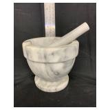 Marble Mortar and Pestle