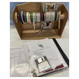 Ribbon holder & sewing book