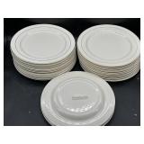 (23) united rent alls chinaware plates