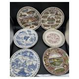 Vtg souvenir plates